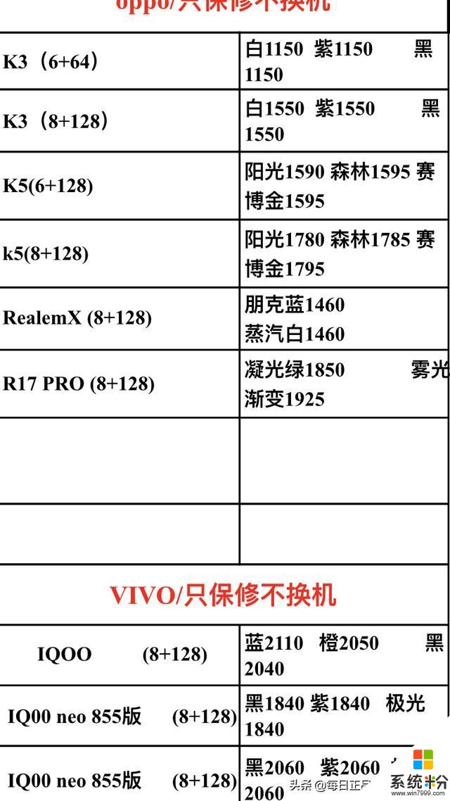 2019.12.20正品國行手機批發價格已更新(8)