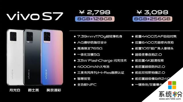 vivo S7發布，有這樣的輕薄和自拍加持，驍龍765G也變成香的了(2)